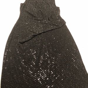 Bar III black sparkle dress